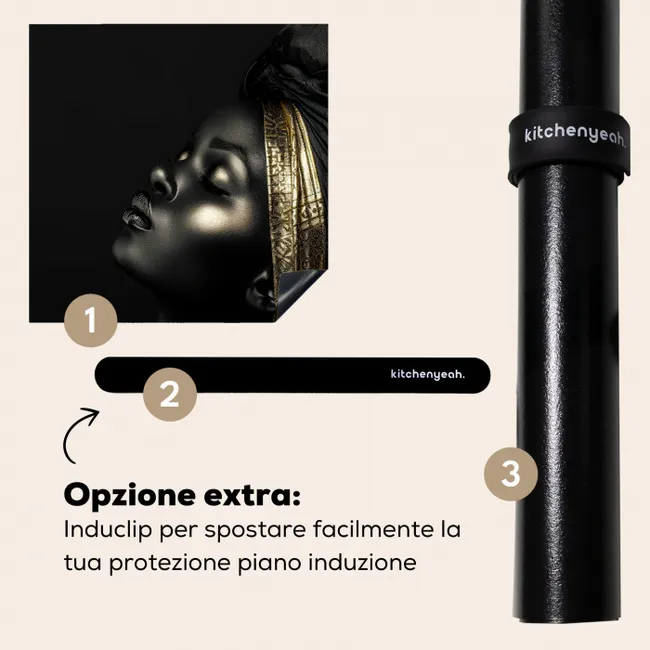 Gouden Dromen in Duisternis Inductie beschermer vinyl 3mm middel -zzzzzzz-induclip_IT