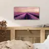Lavendelveld - Zonsondergang - Paars - Bloemen plexiglas 5mm klein -sfeer4