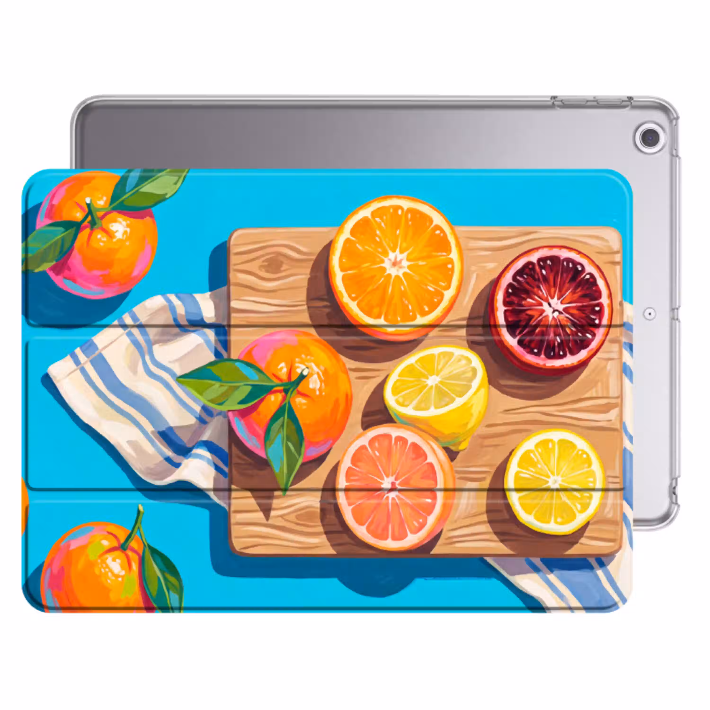 Fruit - Snijplank - Blauw Apple iPad 2017 middel -threedimensional_3d_global