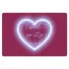 I liked it so it's mine - Neon hart - Roze Placemat vinyl groot -zzsfeer1_Kitchenyeah-website