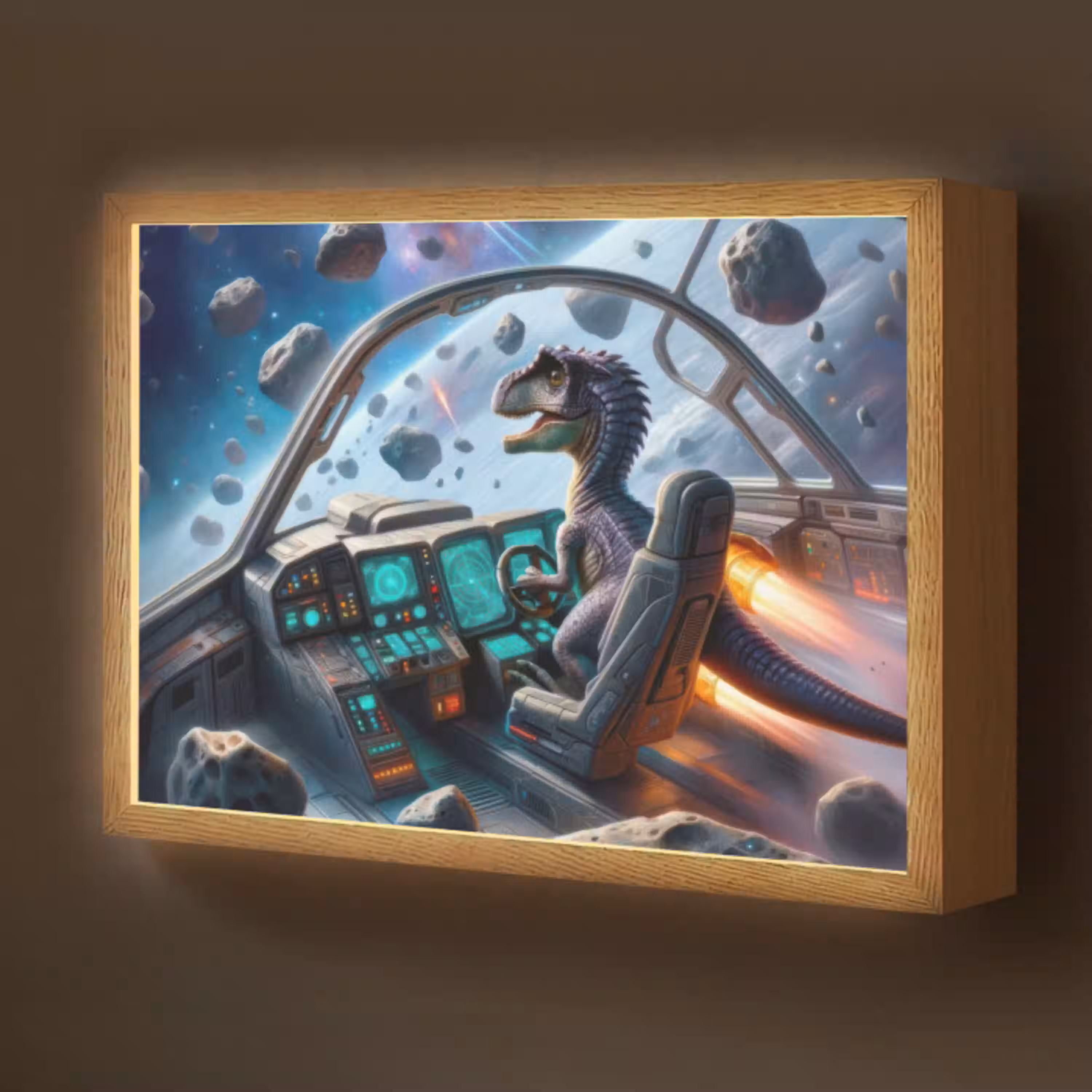 Dino - Ruimte - Jongens Light Box met batterij (Wandlamp kind) middel -z3d_website