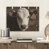 Kalf - Oormerk - Houten stal PET vilt klein -sfeer1