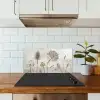 Verstilde Botanische Elegantie keuken achterwand spatscherm klein -sfeer2