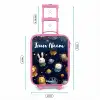 Dieren - Astronaut - Planeten - Sterren Kinderkoffer - Roze klein -productfoto_formaten