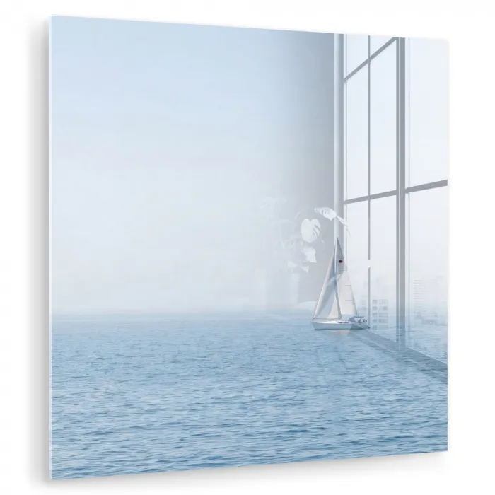 Horizon - Zeilboot - Zee plexiglas 5mm klein -zzzproduct_nieuw