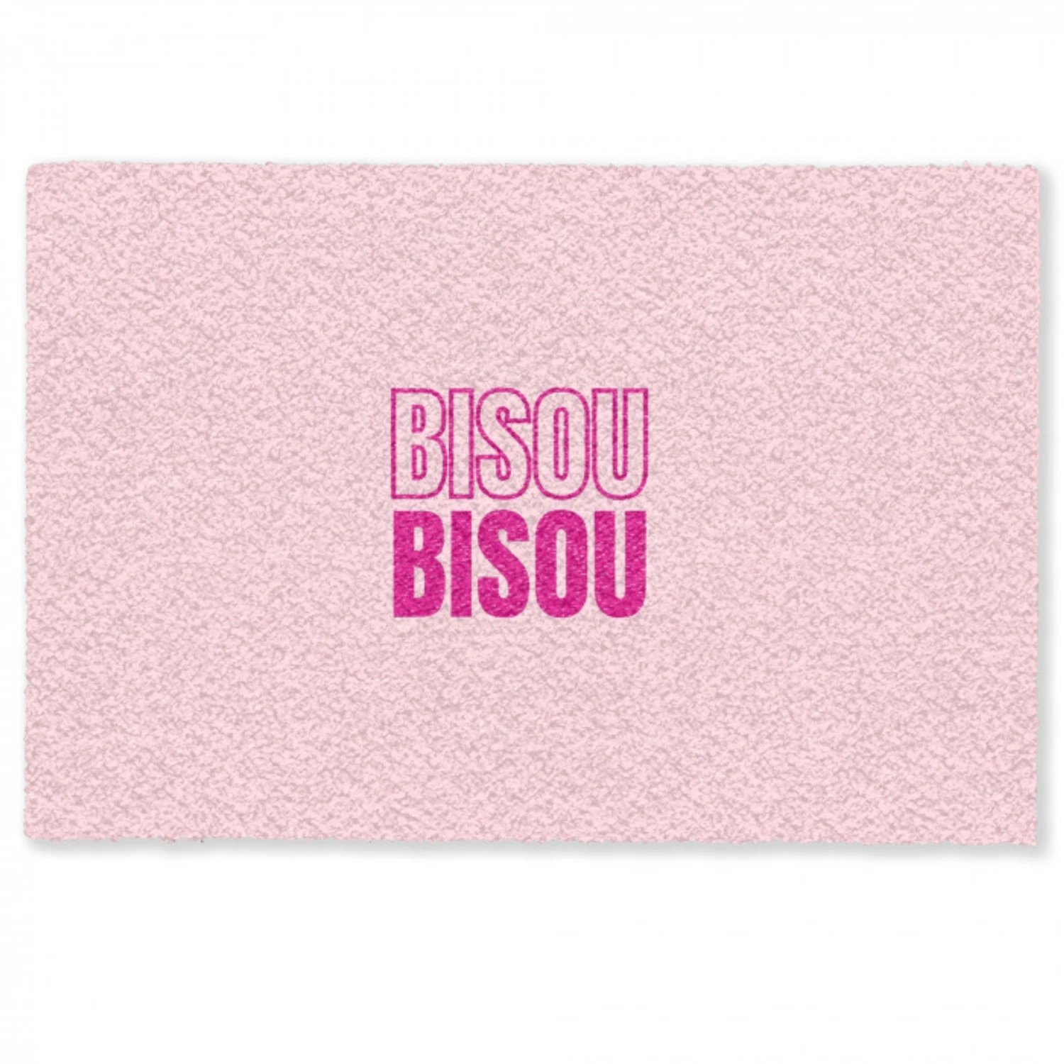 Bisou - Roze - Minimalistisch Deurmat klein -zkaufland3d