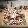 Bloemen - Ernst Haeckel - Vintage - Orchidee Inductie beschermer vinyl 3mm middel -sfeer5