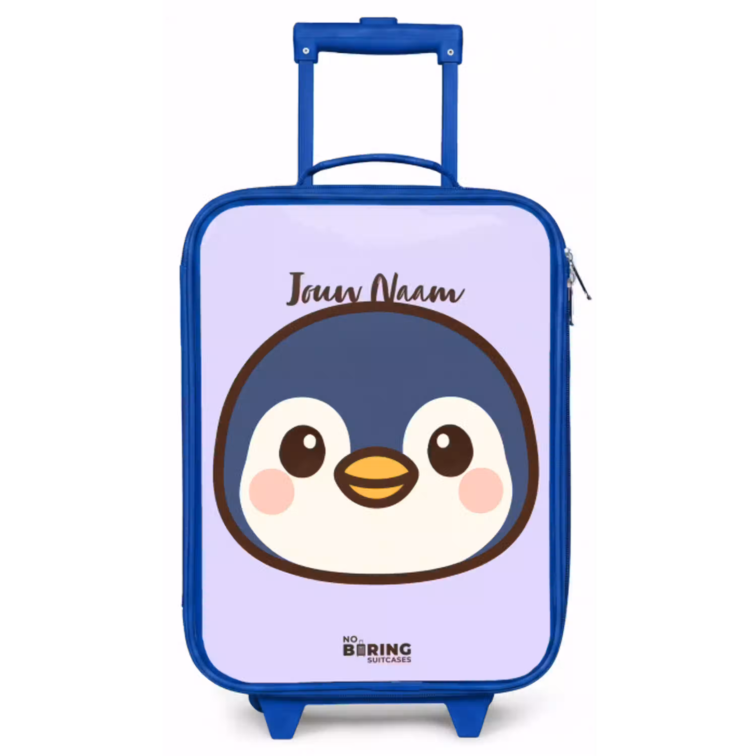 Pinguïn Kinderkoffer - Blauw klein -zz3dotto
