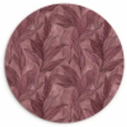 Bladeren - Patroon - Paars Wandcirkel kunststof plaat 5mm dik klein 188 -3d