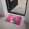Pink - Hond - Bubbel Deurmat klein -sfeer5