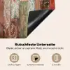 Kleurrijk Verweerd Hout Inductie beschermer vinyl 3mm middel -tsfeer4_DE