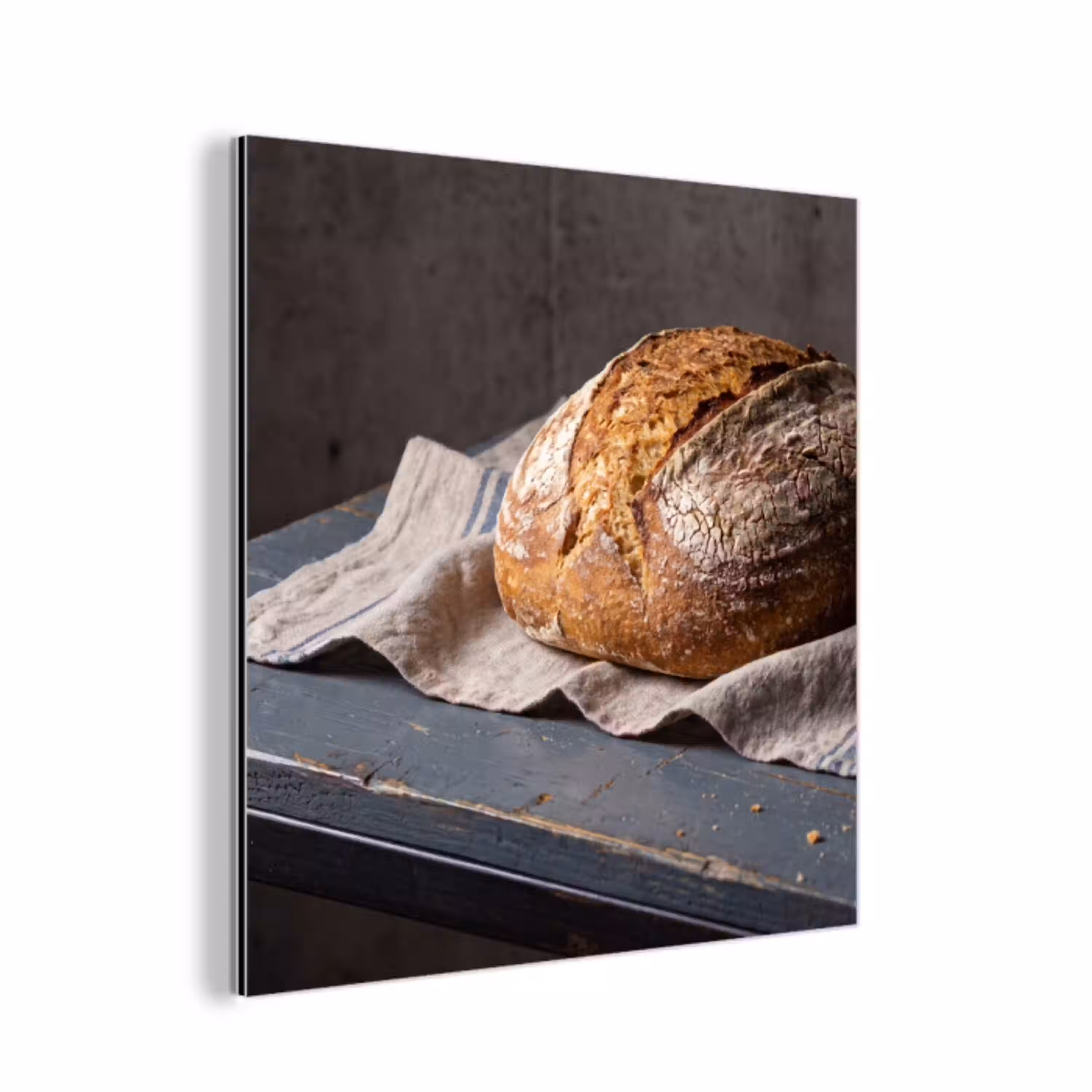 Brood - Rustiek - Eten aluminium wit klein -3d
