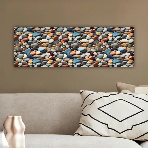 Kleuren - Strepen - Kiezels canvas 2cm klein 828 -sfeer3