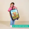 Teddybeer tussen de bloemen Kinderkoffer - Zwart klein -sfeer2_UK