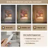 Winter - Kerst - Huis - Openhaard Light Box met kabel (Tafellamp) klein -USP_lichtkleurNL