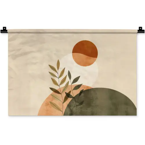 Takken - Vormen - Abstract Wandkleed katoen klein -zz3d