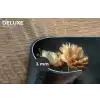 Boeket - Bloemen - Licht - Zwart Placemat vinyl groot -closeup