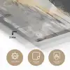 Abstract - Hert - Gewei - Goud plexiglas 5mm klein -sfeer2