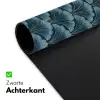 Patroon - Ginkgoblad - Blauw Muismat XXL klein 681 -sfeer2