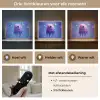 Monster - Ruimte - Sterren - Paars Light Box met batterij (Wandlamp kind) middel -USP_lichtkleurNL