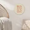 Oranje - Quote - Sun Akoestische PET Vilt - Rond klein -sfeer4