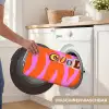 Zebraprint - Grafisch - COOL - Oranje Badmat klein -USP_WasbaarDE