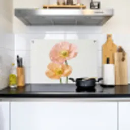 Papavers - Botanisch - Roze Inductie beschemer met haakjes klein -sfeer2