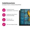 Kreeft - Geel - Blauw - Tegels Inductie beschermer vinyl 3mm klein -zzzzzzz-lf-ups