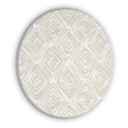Abstract - Ruit - Beige Akoestische PET Vilt - Rond klein 838 -3d