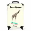 Gierende giraffe NBS - Handbagage koffer - Kinderen Unisex middel -productfoto_recht