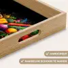 Groente - Eten - Kruiden - Graffiti - Koken Dienblad Rechthoek middel -USP_HandgreepNL