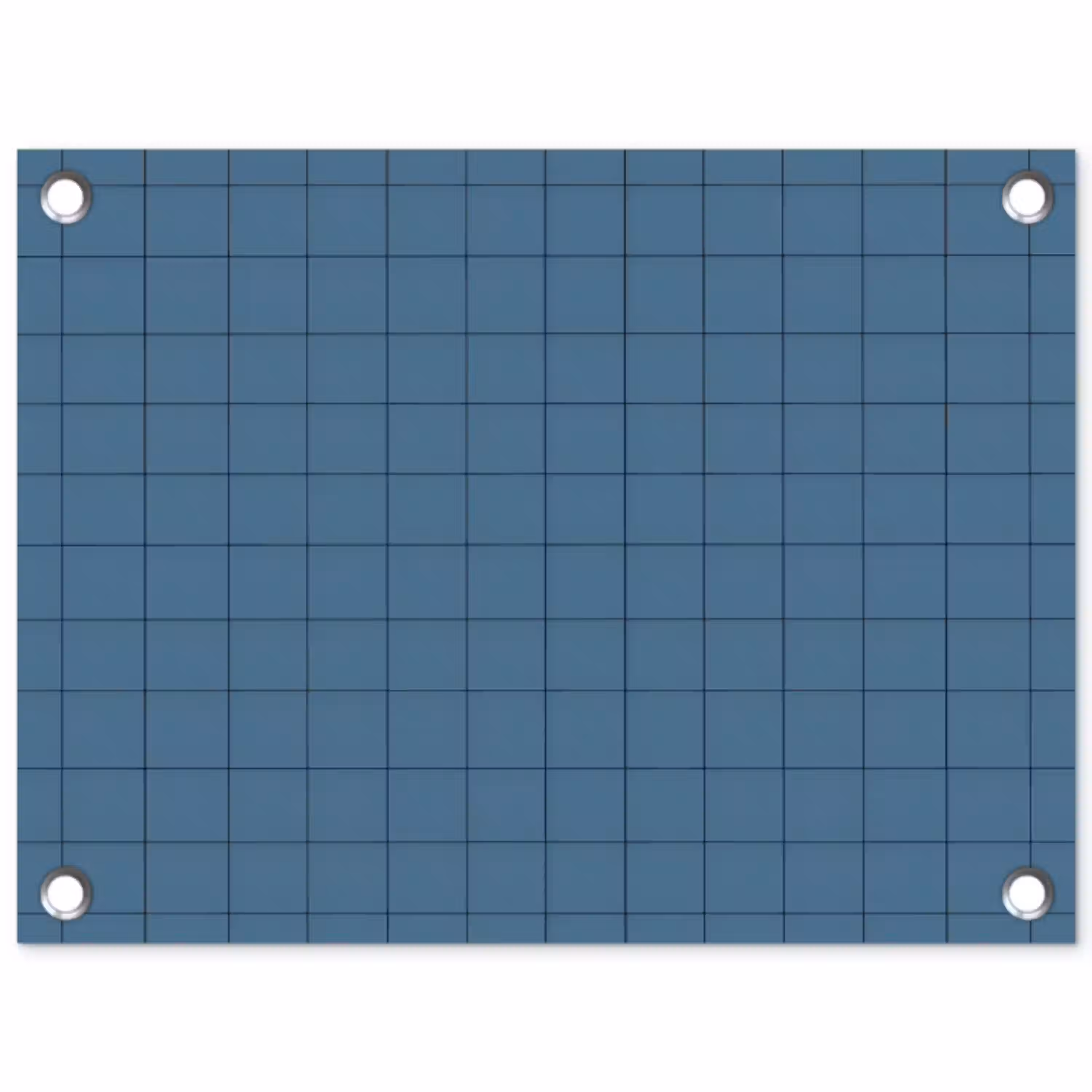 Ruiten - Geometrisch - Blauw tuinposter los doek klein 239 -3d