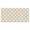 Patroon - Symmetrisch - Beige Muismat XXL klein 681 -3d_leeg
