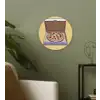 Pizza - Doos - Salami - Illustratie Wandcirkel plexiglas klein -sfeer3
