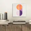Cirkels - Abstract - Paars aluminium wit klein -sfeer1