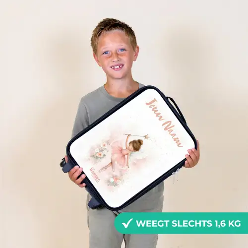 Ballerina fee in roze Kinderkoffer - Zwart klein -sfeer4_NL