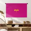 Smile - Stippen - Roze Wandkleed katoen middel -sfeer5