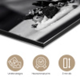 Chef - Garnering - Gerecht aluminium wit klein -closeup_NL