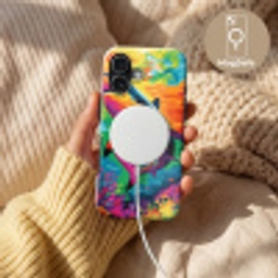 Haai - Koraalrif - Abstract - Kleurrijk Toughcase MagSafe Apple iPhone 17 klein -USP_MagsafeV