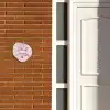 Roze marmer - Sierlijk Naambord Organisch middel -sfeer3