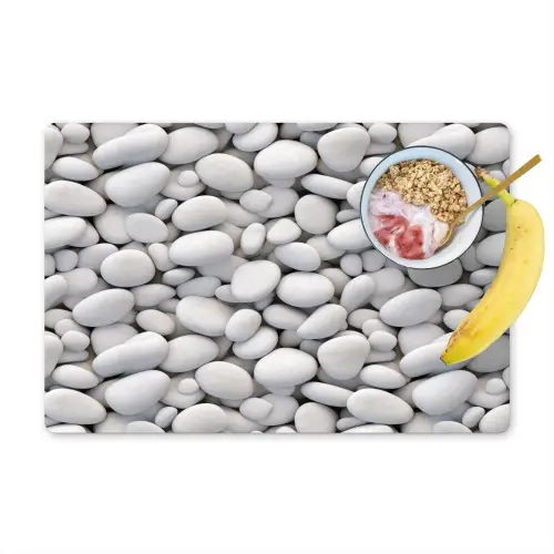 Wit - Kiezels - Egaal Placemat vinyl groot 368 -zzzproduct_Kitchenyeah-website