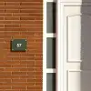 Donkergroen - Traditioneel Naambord Rechthoek middel -sfeer3-rechthoek-S