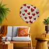 Hartjes - Krant - Loveyou Wandcirkel Organisch Aluminium middel -sfeer4