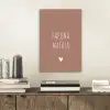 Spreuken - Hakuna matata - Quotes aluminium wit klein -sfeer1