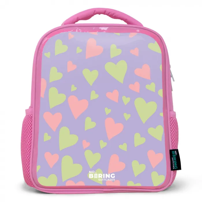 Lovely lila Kinderrugzak - Roze middel -3d