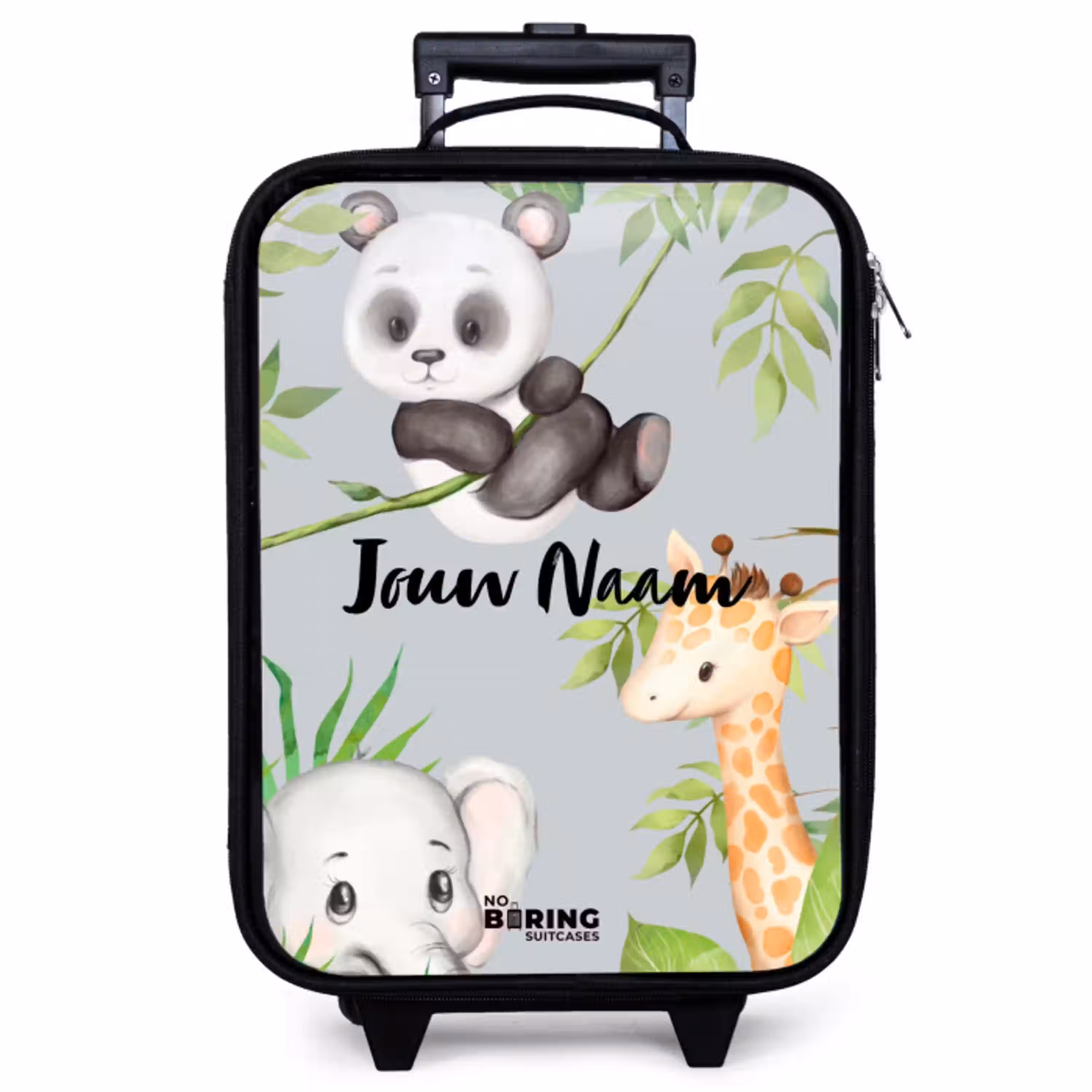 Diertjes in de jungle Kinderkoffer - Zwart klein -zzz_website3d