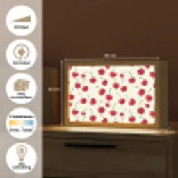 Kersen - Minimalistisch - Rood Light Box met kabel (Tafellamp) klein 924 -USP_websiteoverzichtNL