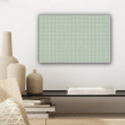 Ruitpatroon - Golvend - Groen canvas 2cm klein 34 -sfeer6