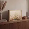 Wilde bloemen - Penseelstreken - Rustgevend Light Box met batterij (Wandlamp) middel -sfeer2