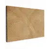 Structuur - Natuur - Kunst - Rotan Tuinposter op houten frame 2 cm dik klein -3d